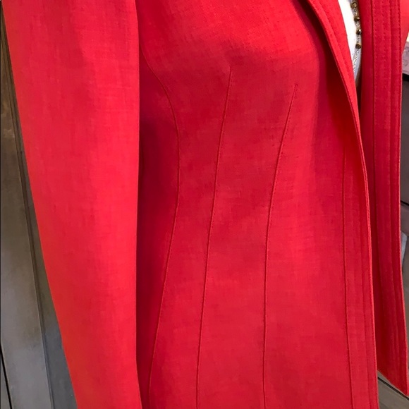 Kasper Red Suit Jacket 🔥🔥🔥 - Picture 3 of 6